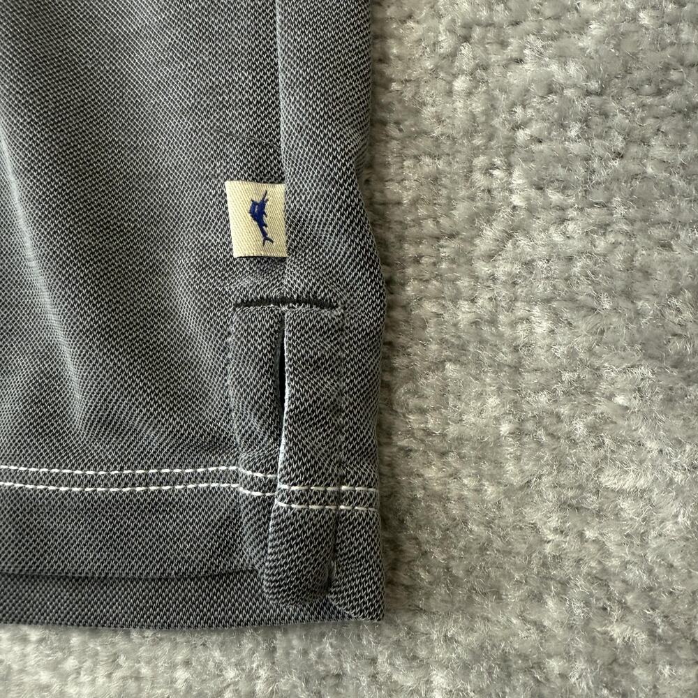Tommy Bahama Polo Shirt Mens XL Gray TENCEL Lyocell Blend Short Sleeve Casual - Picture 4 of 9